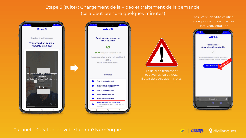 Tutoriel Identité Numérique : Comment créer son Identité Numérique pour confirmer un dossier Compte Formation - CPF