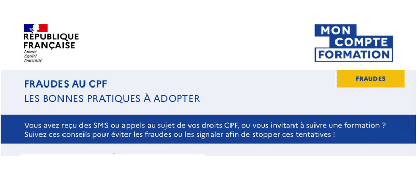 Les bonnes pratiques pour éviter les fraudes au CPF