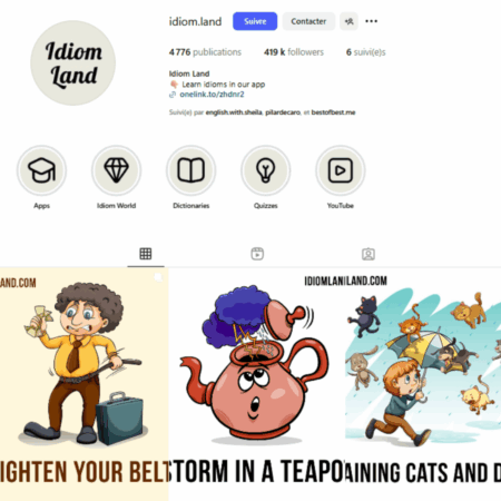 Apprendre l’anglais avec Instagram : listes de compte à suivre pour perfectionner son anglais